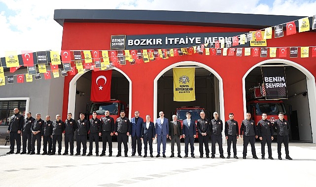 Başkan Altay Bozkır Otogarı ve İtfaiye Merkezi’ni Açtı