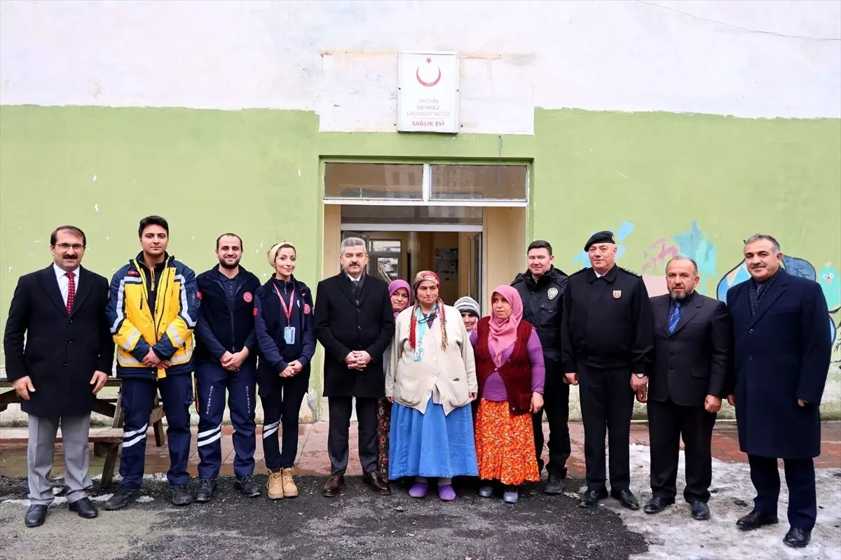 Vali Ergün Ortaköy’ü Ziyaret Etti